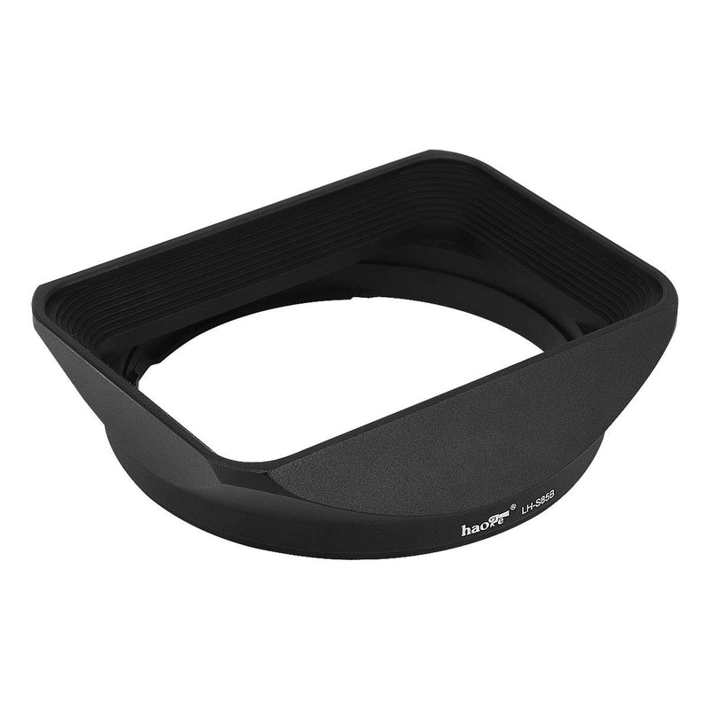 Haoge LH-S85B Bayonet Square Metal Lens Hood Shade with Cap for Sony FE 85mm F1.8 SEL85F18 and E 16-55mm F2.8 G SEL1655G Lens