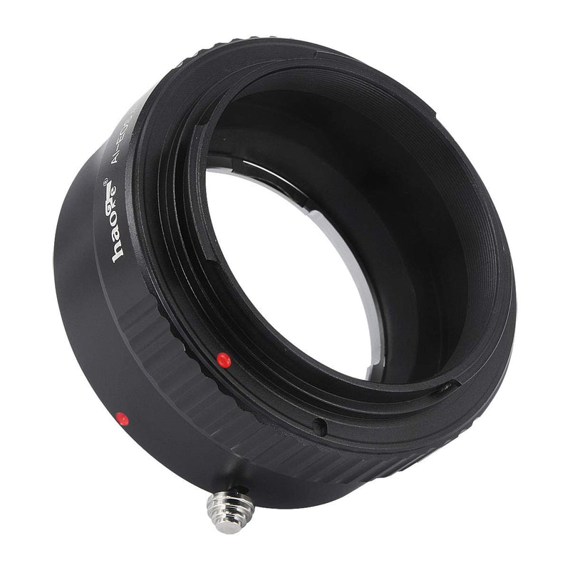 Haoge Manual Lens Mount Adapter for Nikon Nikkor F/AI/AIS/D Lens to Canon RF Mount Camera Such as Canon EOS R