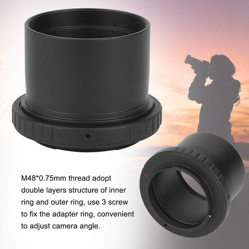 Mount Adapter Ring, M480.75mm Manual Focus Adapter Ring for 2Inch Telescope Eyepiece, for Nikon AI SLR D4 D4s D3x D3s D3 D810 D800 D750 D700 D610 D600 Camera