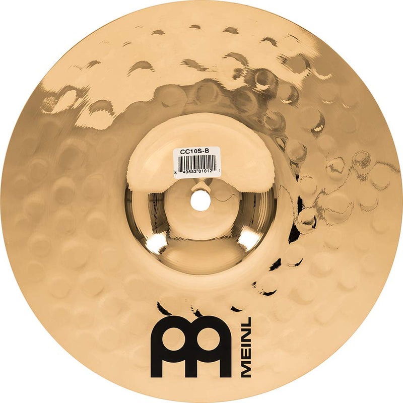 Meinl 10" Splash Cymbal - Classics Custom Brilliant - Made In Germany, 2-YEAR WARRANTY (CC10S-B)