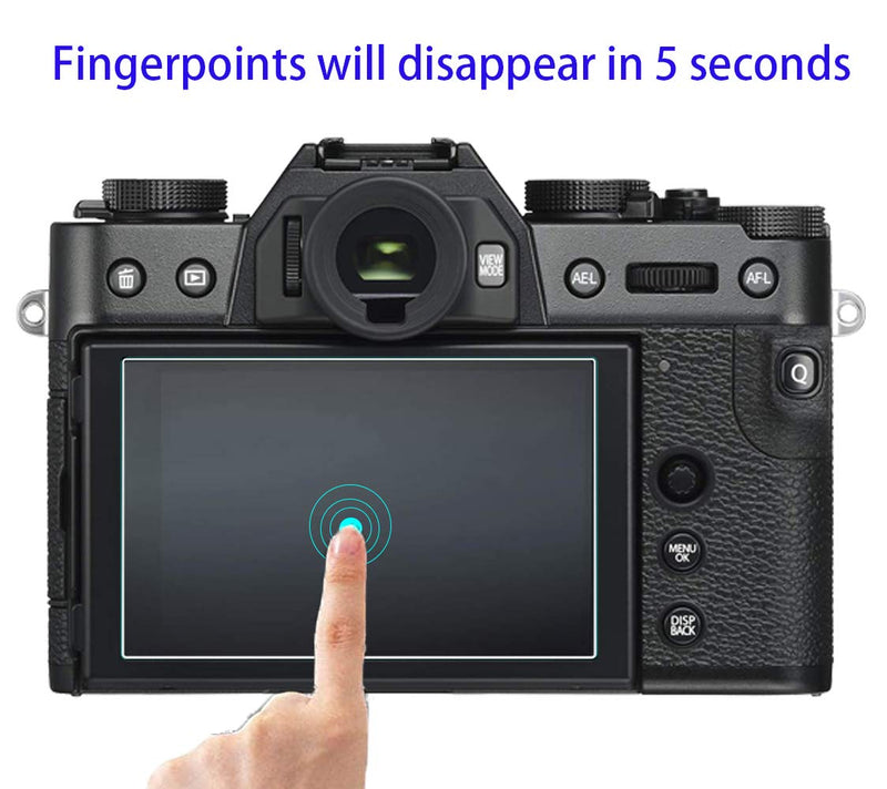 Screen Protector for Fujifilm X-S10 X-T20 X-T10 X-T100 X-E3 XF10 X-A1 X-A2 Camera(for accessories),Fuji XT20 XT10 XE3 XA1 XA2 Shutter Release Button,0.3mm High Definition 9H Hardness Optical LCD Premium Glass Protective Cover [3+1 Pack]