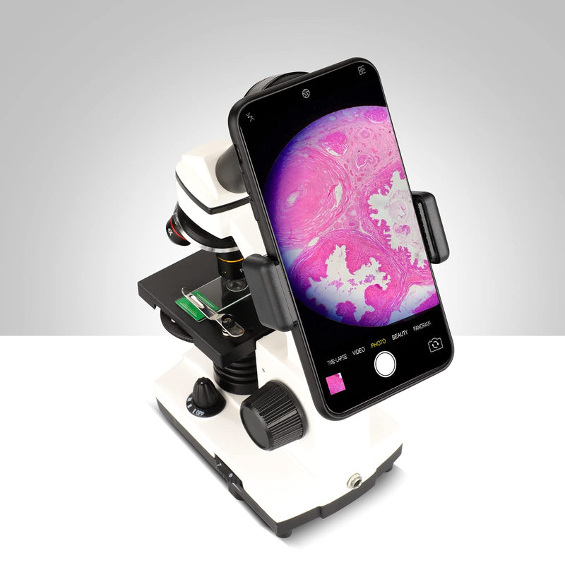 Universal Phone Adapter Mount-Phone Clip Compatible with Binoculars Monocular Spotting Scope Telescope Microscope-Fit Kinds of Smartphone-Capture and Record The Discoveries