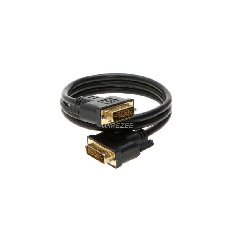 DVI-D Cable Dual Link DVI to DVI Male Wire 24+1 Pin 3ft 6ft 10ft 15ft 25ft (3FT)