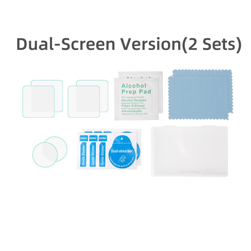 6-Piece Tempered Glass Lens Screen Protector Film For DJI Action 2 Dual-Screen Combo Camera 6