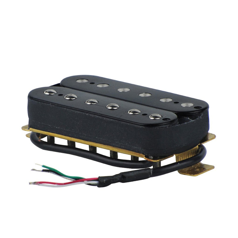 FLEOR High Output Alnico 5 Guitar Pickup Double Coil Humbucker Pickups Neck and Bridge Set Black Neck+Bridge Pickup