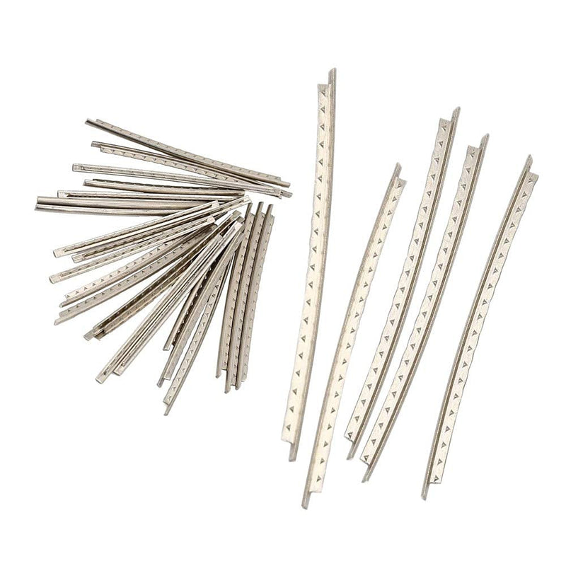 Copper Fret Wires, 24 Pcs Guitar Fret Wires 2.2mm Practical Cupronickel FretWire Kit Upgrade Part for Electric Guitar