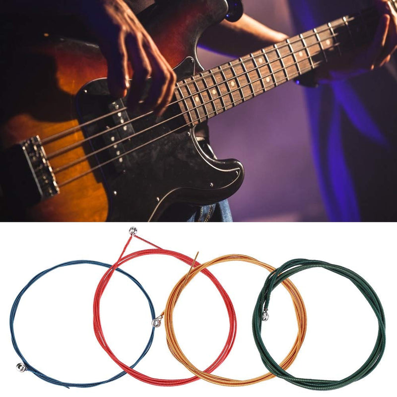 Electric Bass String, Electric Bass Accessory, Antioxidant Processing Steel High Performance Music Teaching for Music Enthusiast Playing Music Practice