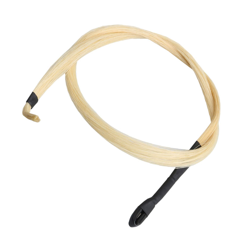 Yibuy 80cm Length White Horse Hair Erhu Bow String Hair fit for Any Size Bow