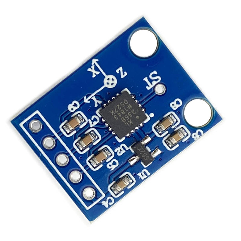 Kiro&Seeu ADXL335 3-Axis Accelerometer Angular Transducer Sensor Module Analog Output Compatible with Ar-duino, (DXL335-MD-1P)