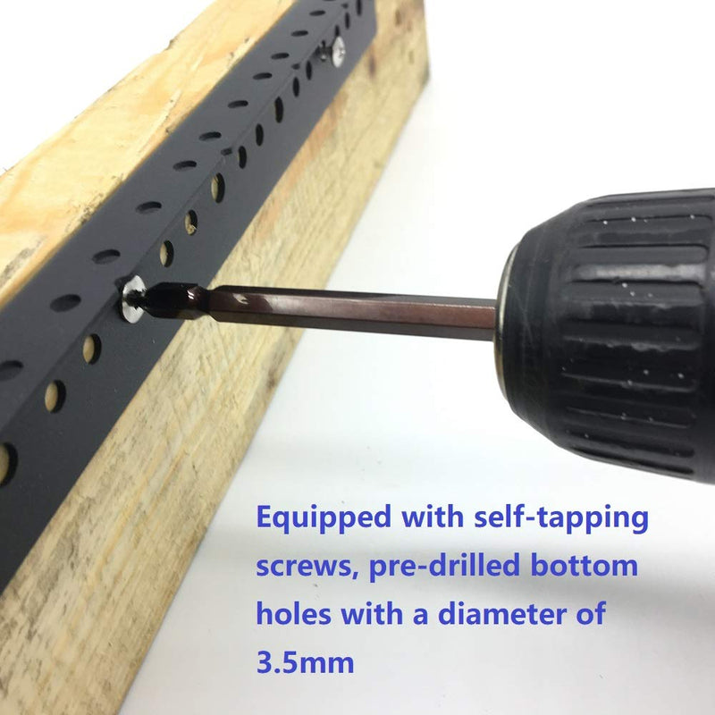 Jingchengmei 4U Rack Rails Kit with Hardware - 2 Pieces (4URR)