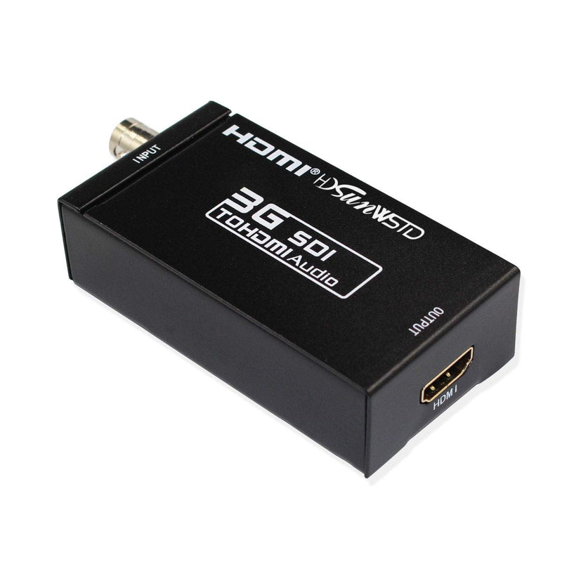 SDI to HDMI Adapter Video Converter Mini 3G HD 720p/1080p Sdi Hdmi Adapter for HD-SDI and 3G-SDI Signals