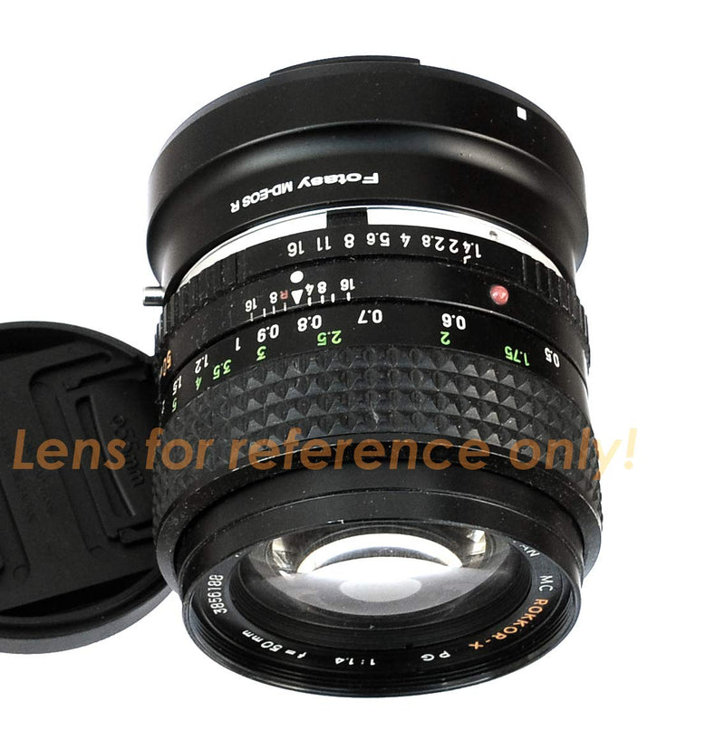 Minolta MD Lens to Canon RF Mount Adapter, MD EOS R Adapter Ring, fits Minolta MD MC Rokkor Lense & Canon RF Mirrorless Camera EOS R/RP/Ra / R5 / R6 MD- EOS RF
