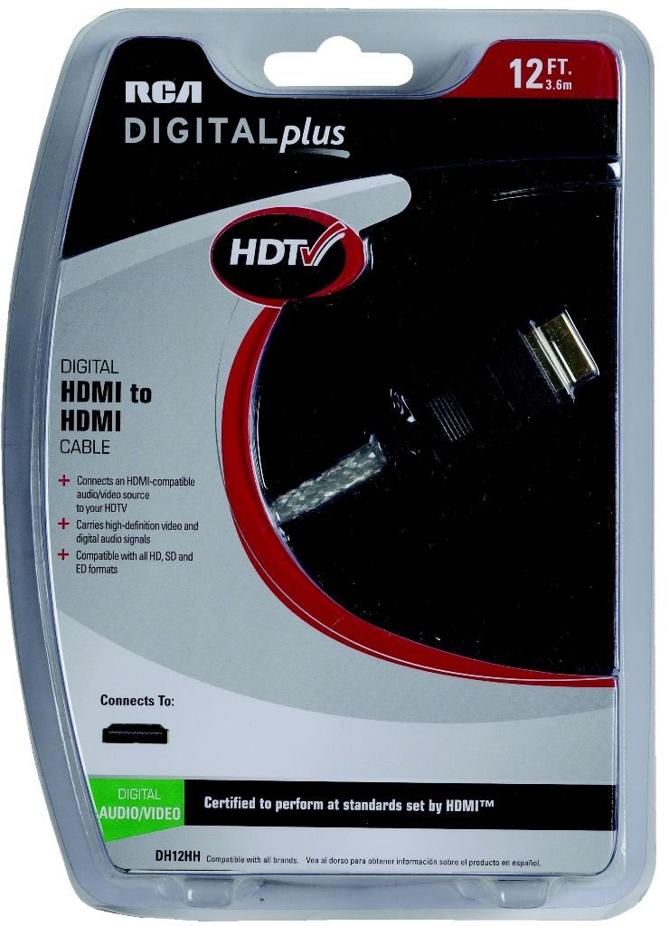 RCA 12 FT HDMI to HDMI Cable DH12HH