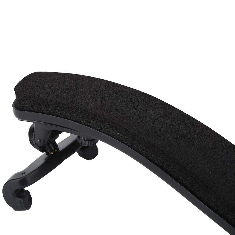 Violin Shoulder， Rest Durable Adjustable Comfortable Black Rubber Shoulder Rest Pad Holder For Violin 3/4 4/4