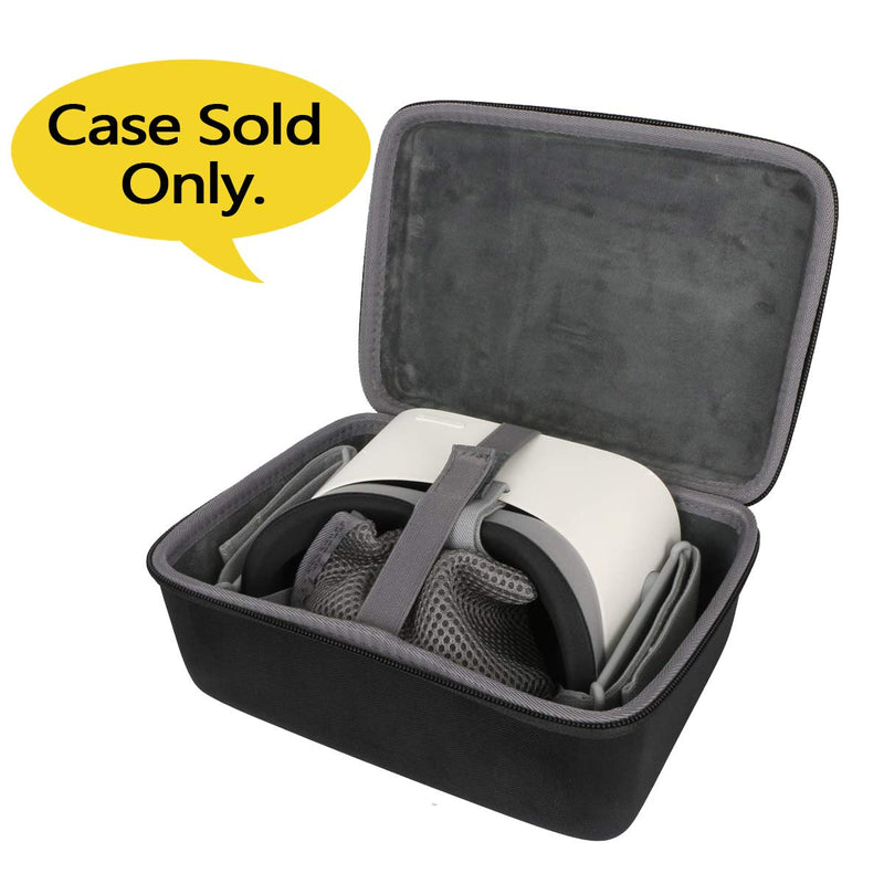 co2crea Virtual Reality Headset Case for Oculus Go VR Wireless Headset - Fits Controller and Charger (Black Case) Black Case