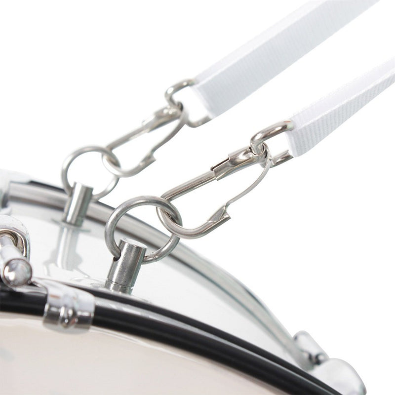 Mowind Adjustable Parade Marching Bass Drum Shoulder Strap Sling Nylon Belt Metal Clip