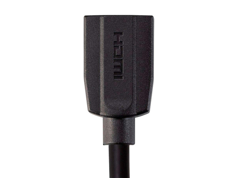 Monoprice - 138642 High Speed HDMI Extension Cable - 1 Feet - Black, 48Gbps, Ultra 8K, Dynamic HDR, eARC - DynamicView Series