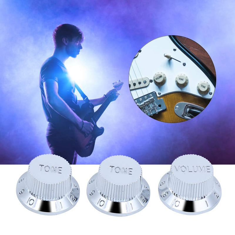 3Pcs Electric Guitar Switch Knobs Potentiometer Knobs for Electric Guitar Parts