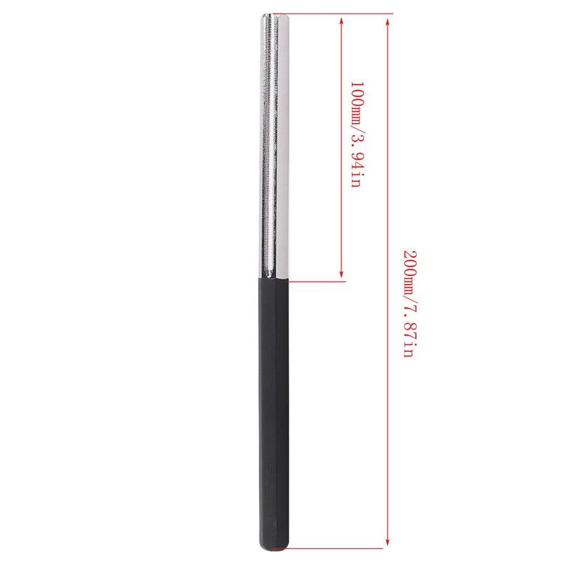 Guitar Fret Dressing Crowning File Narrow/Medium/Wide 3 Edge Guitar Repairing Tool with Rubber Handle