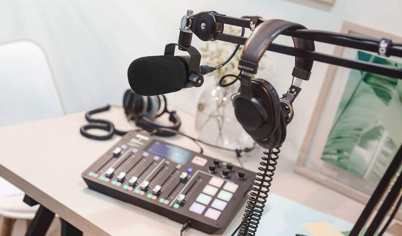 PodMic Pop Filter - Mic Windscreen Foam Wind Cover for Rode PodMic Podcasting Microphone to Blocks Out Plosives