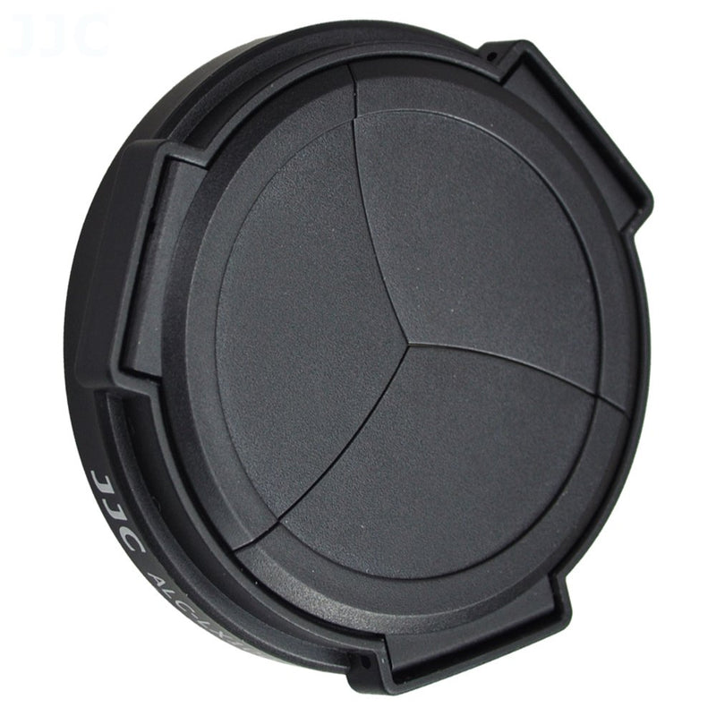 JJC Black ACLX100 Auto SELF-RETAINING Protective Lens Cap for Panasonic Lumix LX100 / LX100 II/ Leica D-LUX Typ 109 D-LUX 7, LX100II Mark II M2 Lens Cap, LEICA D LUX 7 Digital Camera Lense Cap Auto Cap