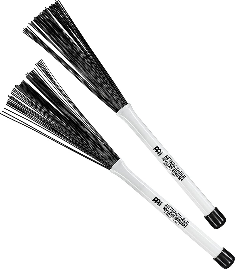 Meinl Stick & Brush Retractable Nylon Brush with Plastic Handle - MADE IN U.S.A. (SB304)