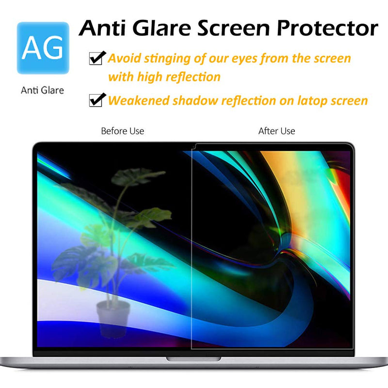 ProElife 2-Pack Anti Glare Matte Screen Protector for MacBook Air 13 inch 2021 2020 (with Apple M1 Chip A2337|Intel processor A2179) Accessories Protector, Anti-Fingerprint/Anti-scratch, (Installation Tools Included) (Matte Transparent)