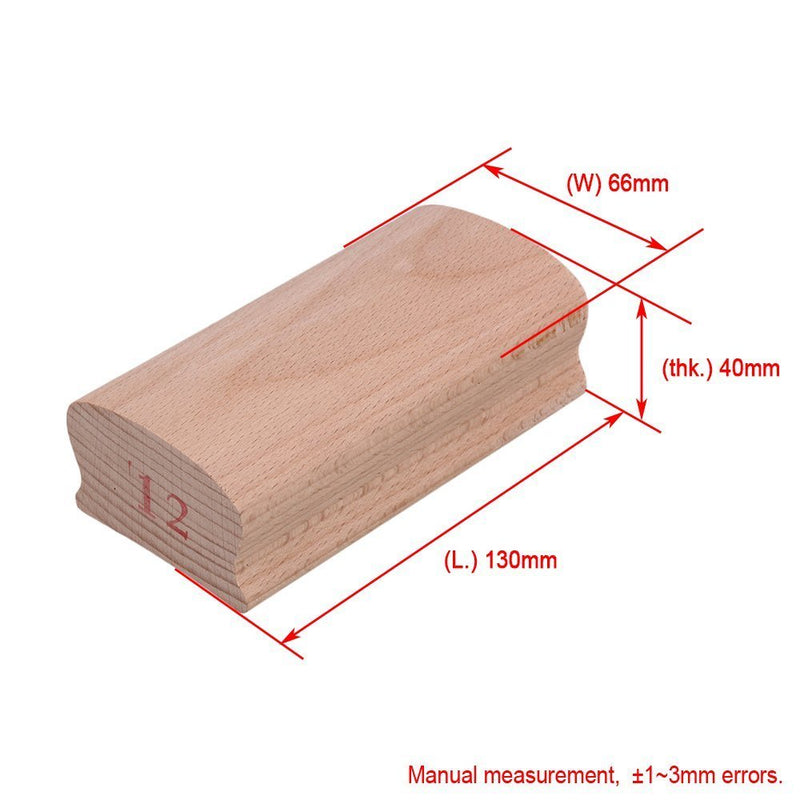 Timiy 12# Wood Radius Sanding Blocks for Guitar Bass Fret Leveling Fingerboard Luthier Tool