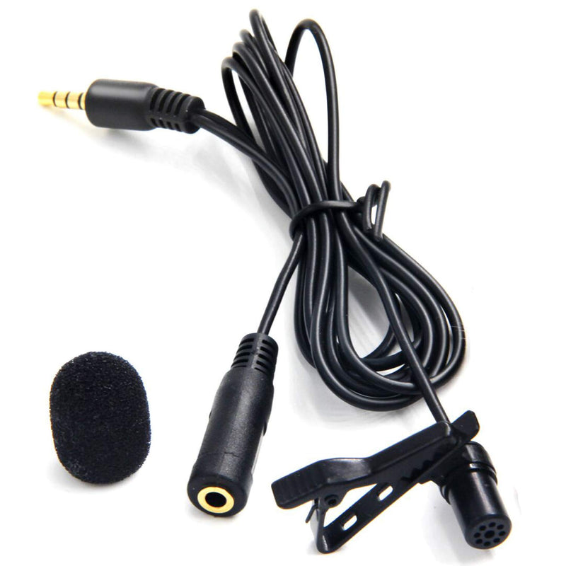 Lavalier Microphone with 1 Deadcat and Monitor Jack,Nicama LVM4 Pro Grade Lapel Lav Mic for iPad iPhone Smartphone Recording YouTube Interview Video Conference Podcast Voice Dictation