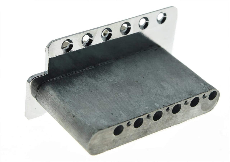 [AUSTRALIA] - KAISH Chrome Vintage ST Strat Guitar Trem Tremolo Bridge Full Size Block Bent Saddles 
