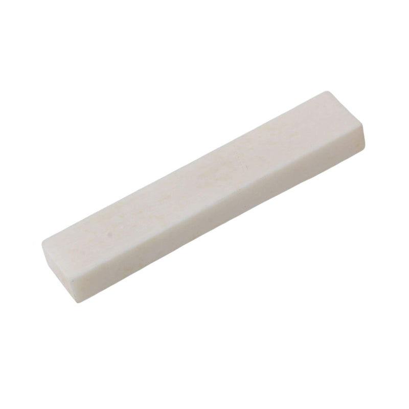 Yibuy White Blank Guitar Cattle Bone 80x2.7x9mm Saddle & 52x6x9mm Nut Set for DIY Set of 5 5 Set