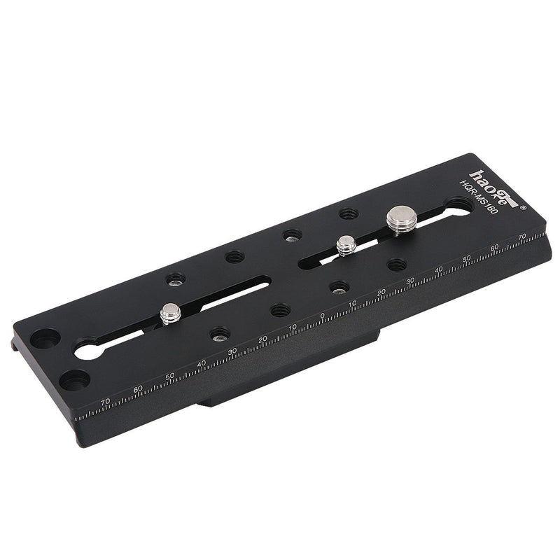 [AUSTRALIA] - Haoge 160mm Camera Long Sliding Quick Release Plate for Sachtler Tripod Fluid Head FSB4 FSB6 FSB6T FSB8 FSB8T FSB10 FSB10T DV10 3+3 5+5 Video 14II DV2 DV4 DV6 DV8 DV8/100 ACE 