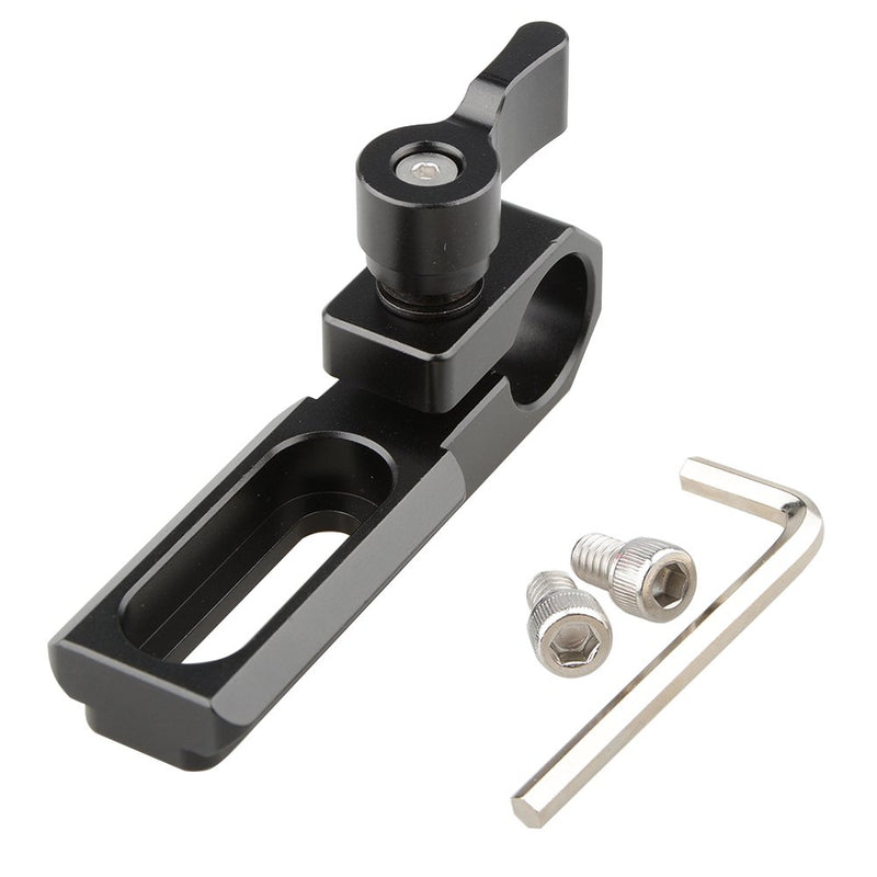 CAMVATE 15mm Single Rod Clamp with NATO Rail(Black)