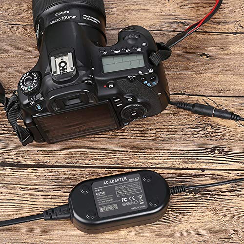 Wmythk DMW-DCC11 AC Adapter Power Supply and DC Coupler Charger Kit for Panasonic Lumix DMC GX85, GX80, LX100, GX7, S6, GF3 MARKII GX85K Camera (Replacement for DMW-BLE9 DMW-BLG10 Battery)