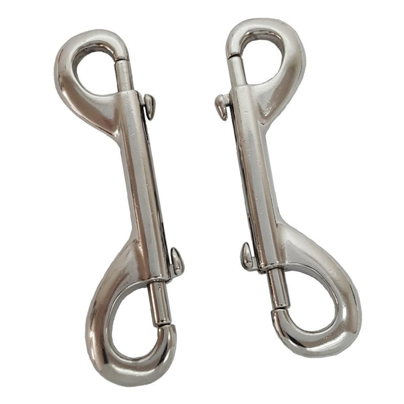 2 Pack Double Ended Bolt Snap 4-3/4" Long Trigger Hook For Horse And Pets
