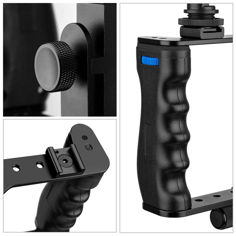 K&F Concept Smartphone Video Rig,Filmmaking Case Phone Video Stabilizer Grip Tripod Mount for Videomaker Film-Maker Video-Grapher