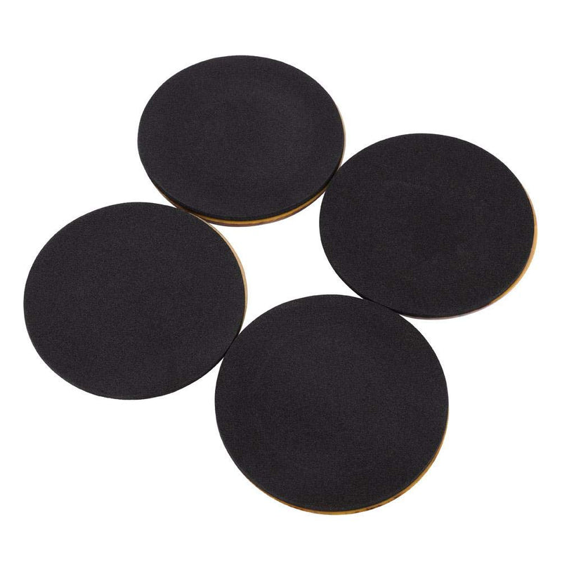 Alomejor Piano Foot Pads Set 4 Pcs Plastic Upright Double Wheel Piano Leg Pads Floor Protectors for Upright Piano