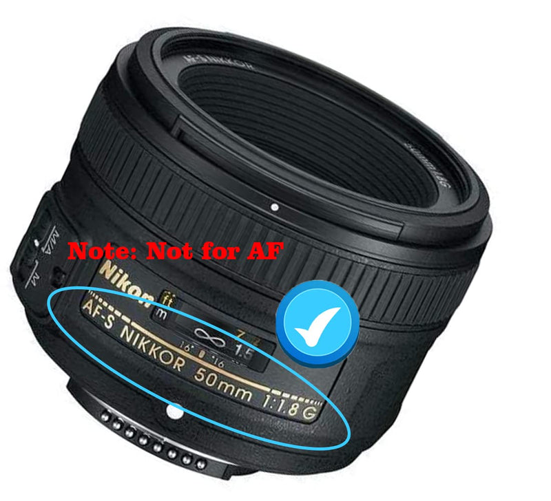 58mm Lens Cap Compatible for Nikon AF-S(Nor AF) Nikkor 50mm f/1.8G,AF-S(Nor AF) Nikkor 50mm f/1.4G,AF-P(Not AF) DX Nikkor 70-300mm f/4.5-6.3G ED Lens [2 Pack]