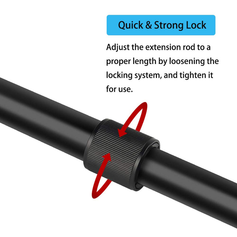 [AUSTRALIA] - Tripod Center Column Extension Extender Telescopic 2 Section Pole Rod for Photo Studio Monopod Camera DSLR 