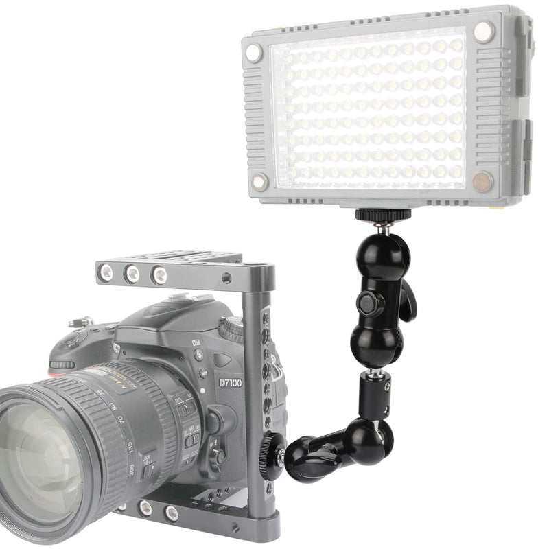 CAMVATE 360 Degree 1/4" Articulating Magic Arm Mount Adapter for Camera Monitor LED Light - 1116