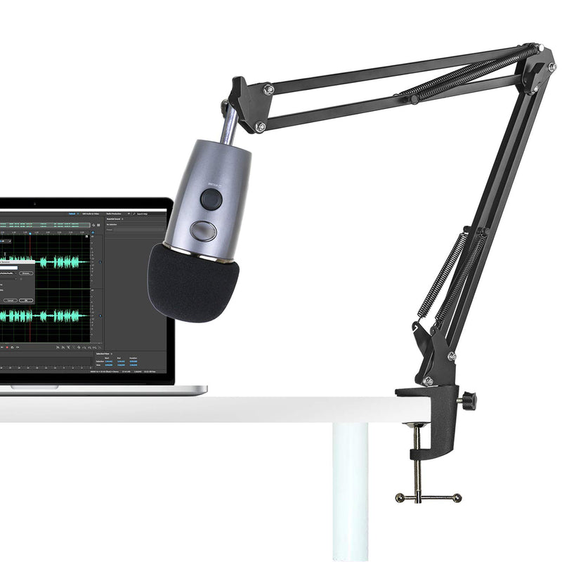 [AUSTRALIA] - Yeti Nano Mic Stand with Pop Filter - Microphone Boom Arm Stand with Foam Cover Windscreen for Blue Yeti Nano Mic by YOUSHARES 