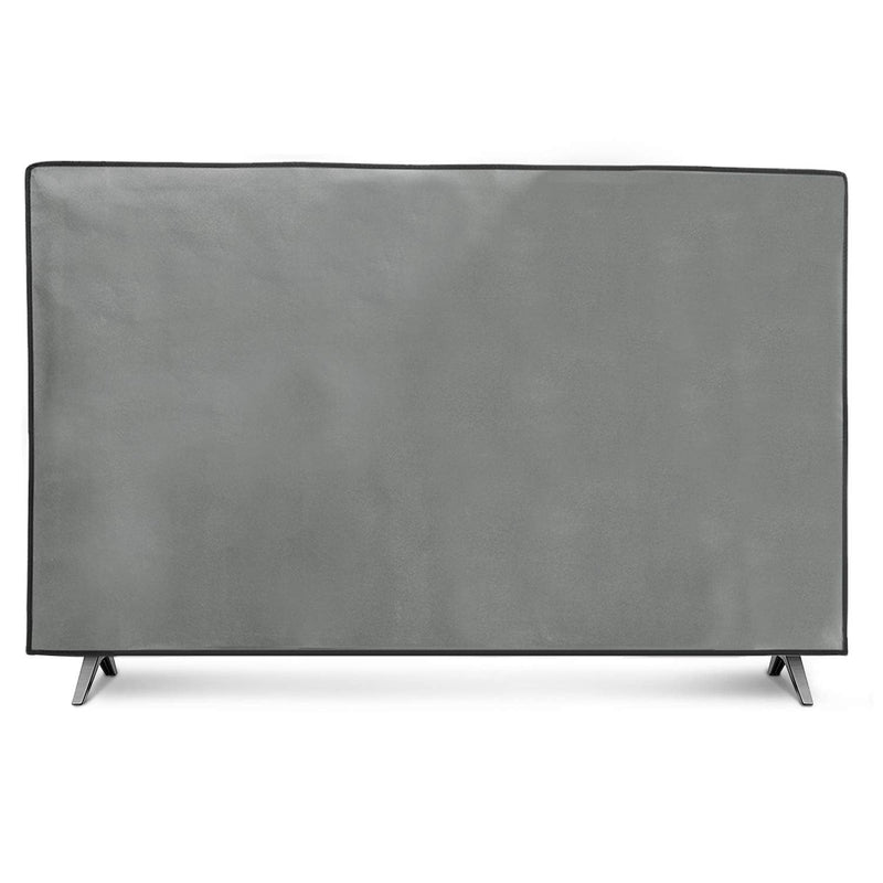 kwmobile Dust Cover for 55" TV - Fabric Case TV Protector for Flat Screen TVs - Light Grey