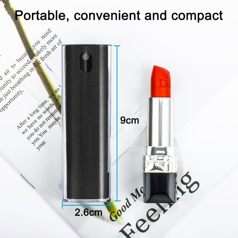 Screen Cleaner Touchscreen Mist Spray, walrfid Cleaning Kit for Electronic Smart Phone TV, Laptop, Tablet, PC, Computer LCD Flat Screens, Eyeglasses, Compatible with iPhone iPad MacBook Pro - Black Safety Black