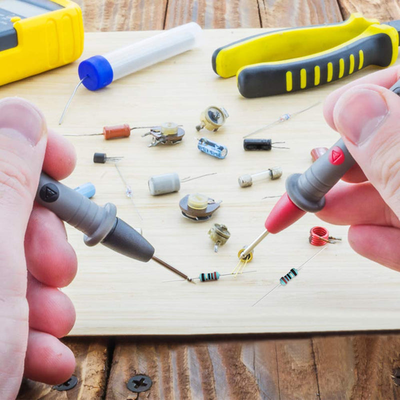 [AUSTRALIA] - 1280 Pieces 64 Values Resistor Kit, 1% Assorted Resistors 1 Ohm-10M Ohm 1/4W Metal Film Resistors Assortment for DIY Projects and Experiments 