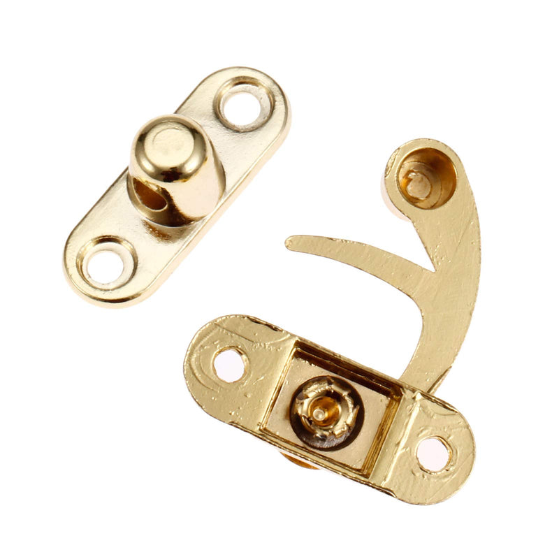 [AUSTRALIA] - 6 Pcs Vintage Hasps Lock Latch with Screws Toggle Latch Buckles for Vintage Wooden Box, Heavy Duty Wooden Box, Jewelry Box, Gift Box, Wine Box 