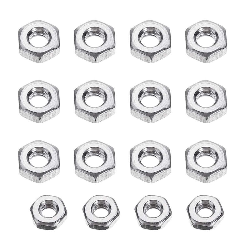 [AUSTRALIA] - 50pcs/set universal Turntable Headshell Cartridge Mounting Kit Stainless Steel Bolts Hex Socket Head Screws Nuts Set with mixed boxed. 