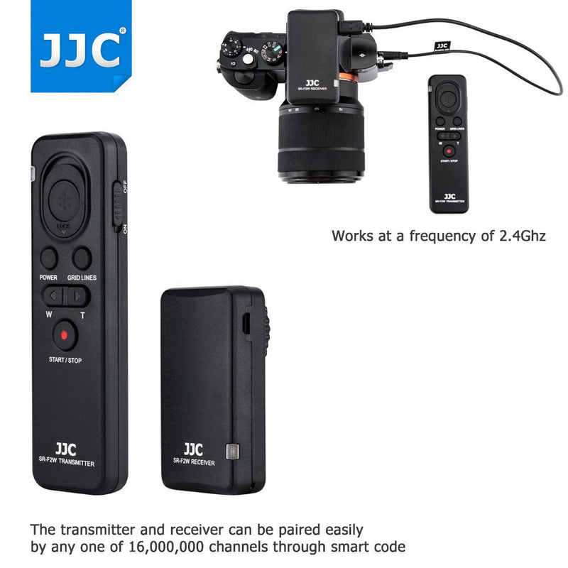 JJC Wireless Shutter Remote Control for Sony ZV-1 A1 A7 IV III II A7RIV A7RIII A7SIII A7RII A7SII A9 II A6600 A6500 A6400 A6300 A6100 A6000 RX10 IV III RX100 VII VI VA V IV III Replac RMT-VP1K RM-VPR1