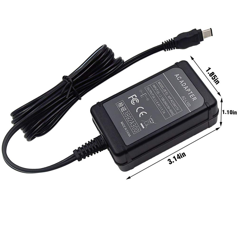 TKDY AC-L100 AC Power Adapter kit Compatible Sony Handycam DCR-TRV103 DCR-TRV130 DCR-TRV150, CCD-TRV108 CCD-TRV118 CCD-TRV128 Camcorder.
