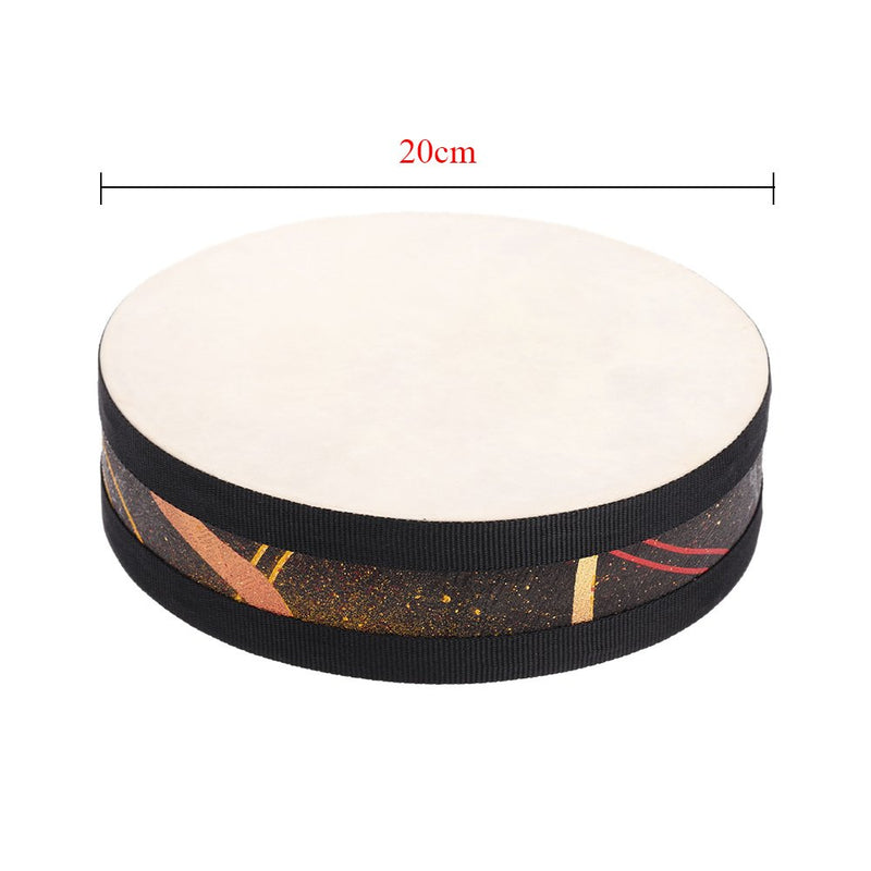 Andoer Ocean Wave Bead Drum Gentle Sea Sound Musical Instrument Percussion (8 inch) 8 inch