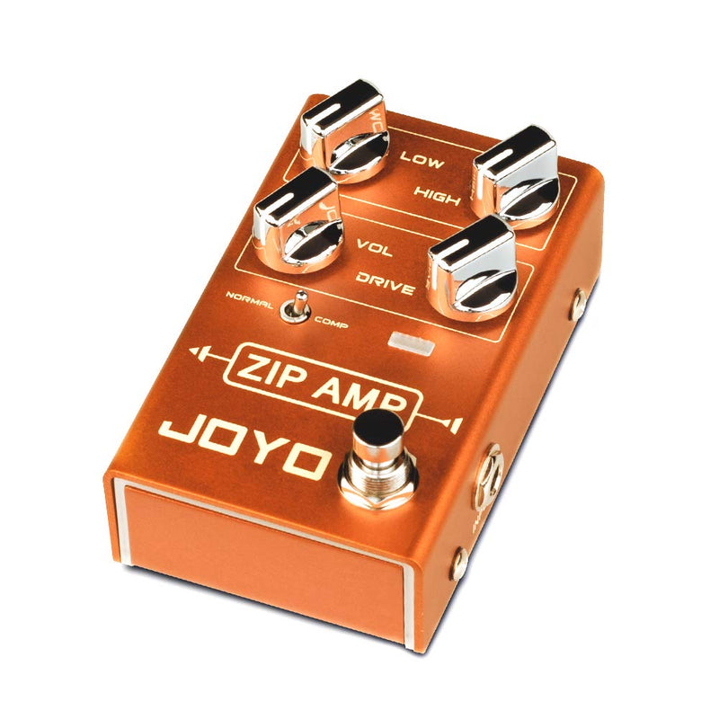 [AUSTRALIA] - JOYO ZIP AMP R-04 R Series Overdrive Pedal Strong Compression Overdrive Tone with Gain and COMP Switch for Rocker Electric Guitar Effect (R-04) 